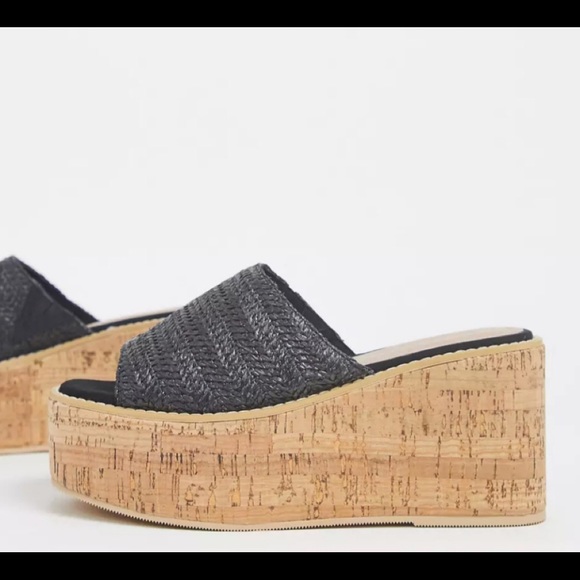 ASOS DESIGN Toya cork wedges - Picture 4 of 5
